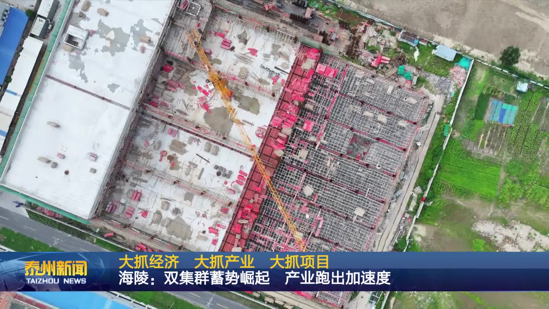 大抓经济 大抓产业 大抓项目  海陵：双集群蓄势崛起 产业跑出加速度